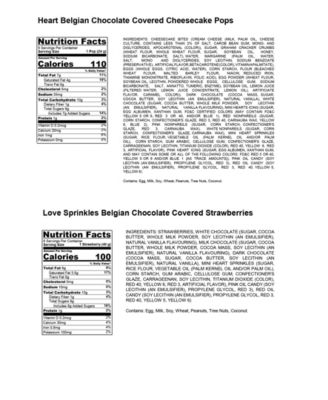 Love Belgian Chocolate Covered Strawberries and Cheesecake Pops - 12 Pc