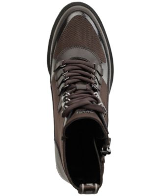 Women's Toia Lace-Up Zip Block Heel Booties