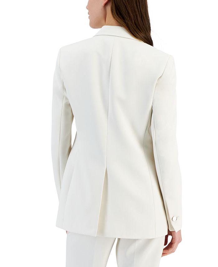 Anne Klein Women's Contour Stretch One-Button Jacket - Macy's