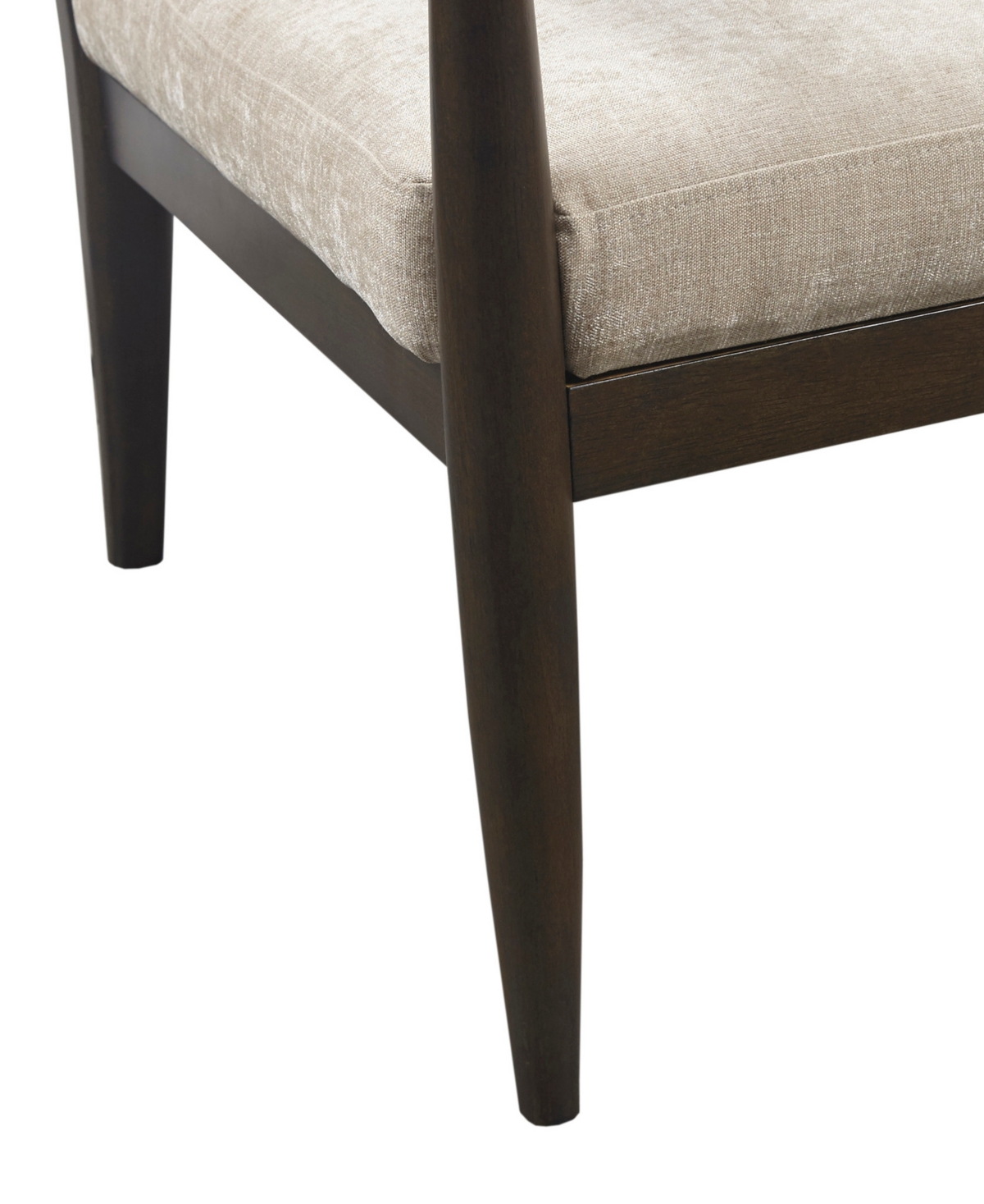 Madison Park Lillie Wide Wood Removable Seat Cushion and Back Pillow with Handcrafted Sea Grass Back Armchair