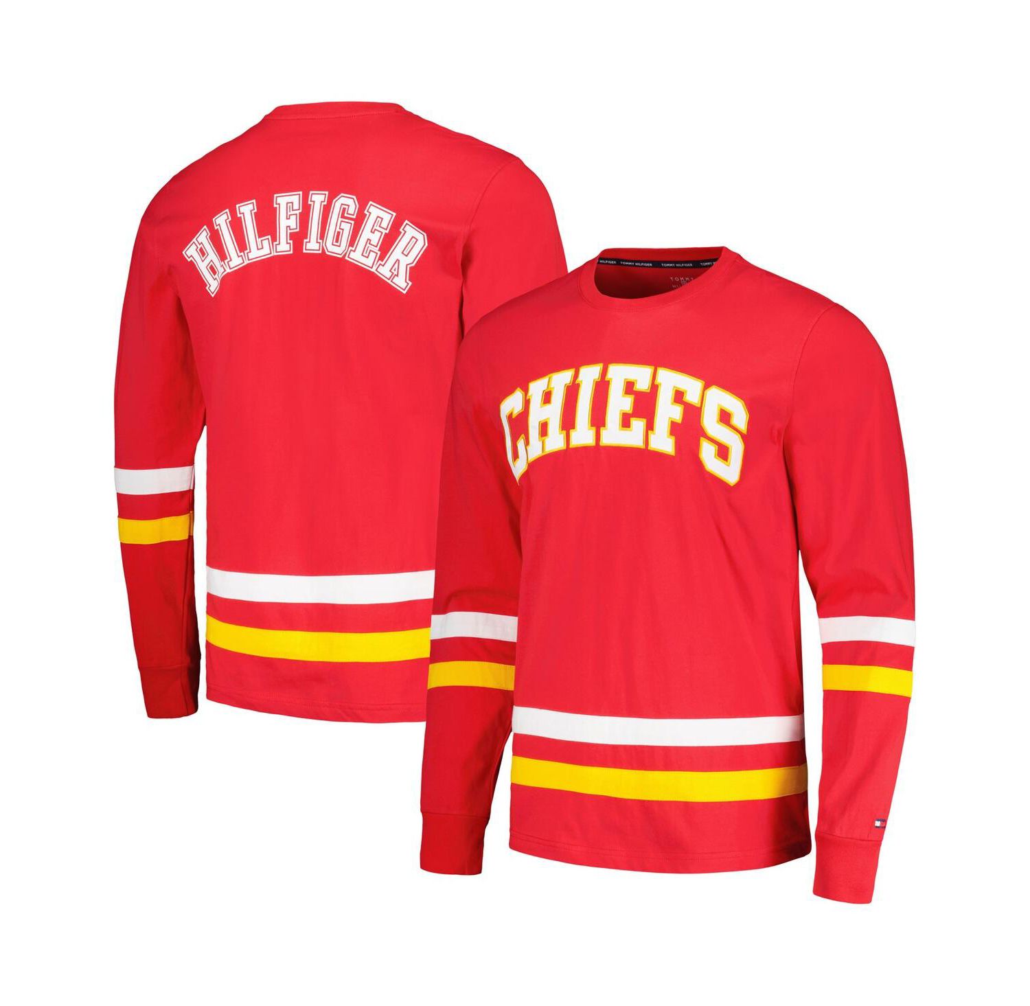 Men's Red, Gold Kansas City Chiefs Nolan Long Sleeve T-shirt