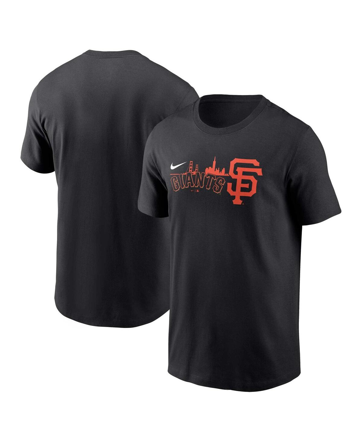 NIKE MEN'S NIKE BLACK SAN FRANCISCO GIANTS LOCAL TEAM SKYLINE T-SHIRT