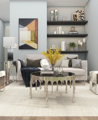 Abstract Metallic Melting Drip Collection