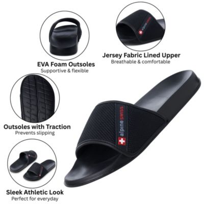 Mens Athletic Comfort Slide Sandals EVA Flip Flops Foam