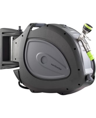 Power Tools by alm Modern Retractable Hose Reel, Black