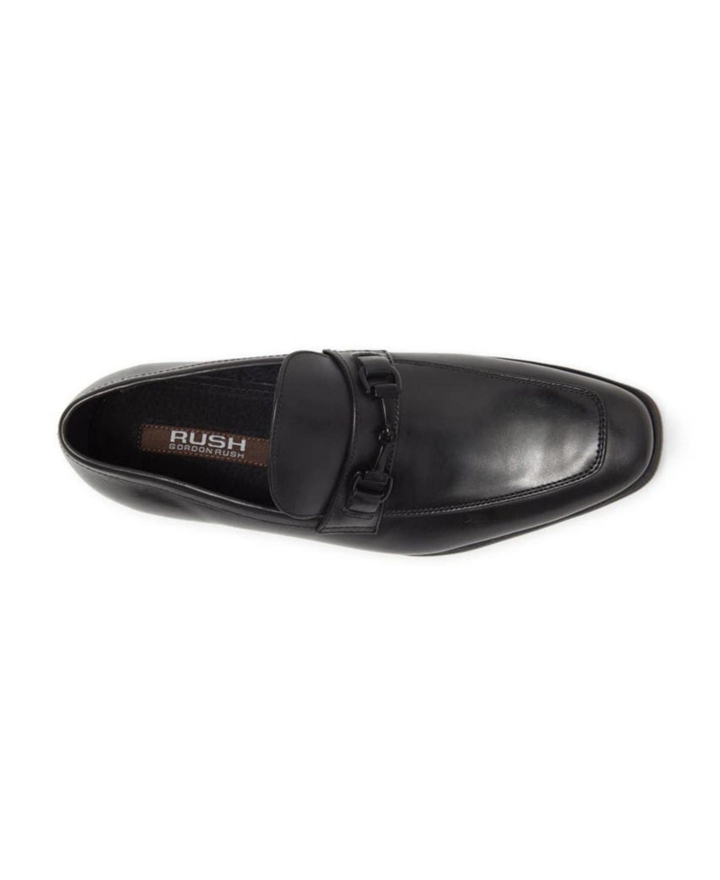 Мужские туфли RUSH Gordon Rush Jacob Dress Leather Slip-On Bit Loafer, цвет: Чёрный — фото 3