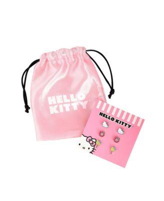 Sanrio Donut, Lollipop Stud Earrings - Set of 3, Officially Licensed Authentic