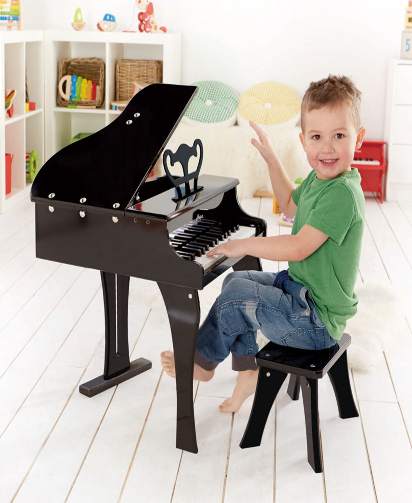 Детская игрушка Hape Happy Black Grand Piano — фото 5