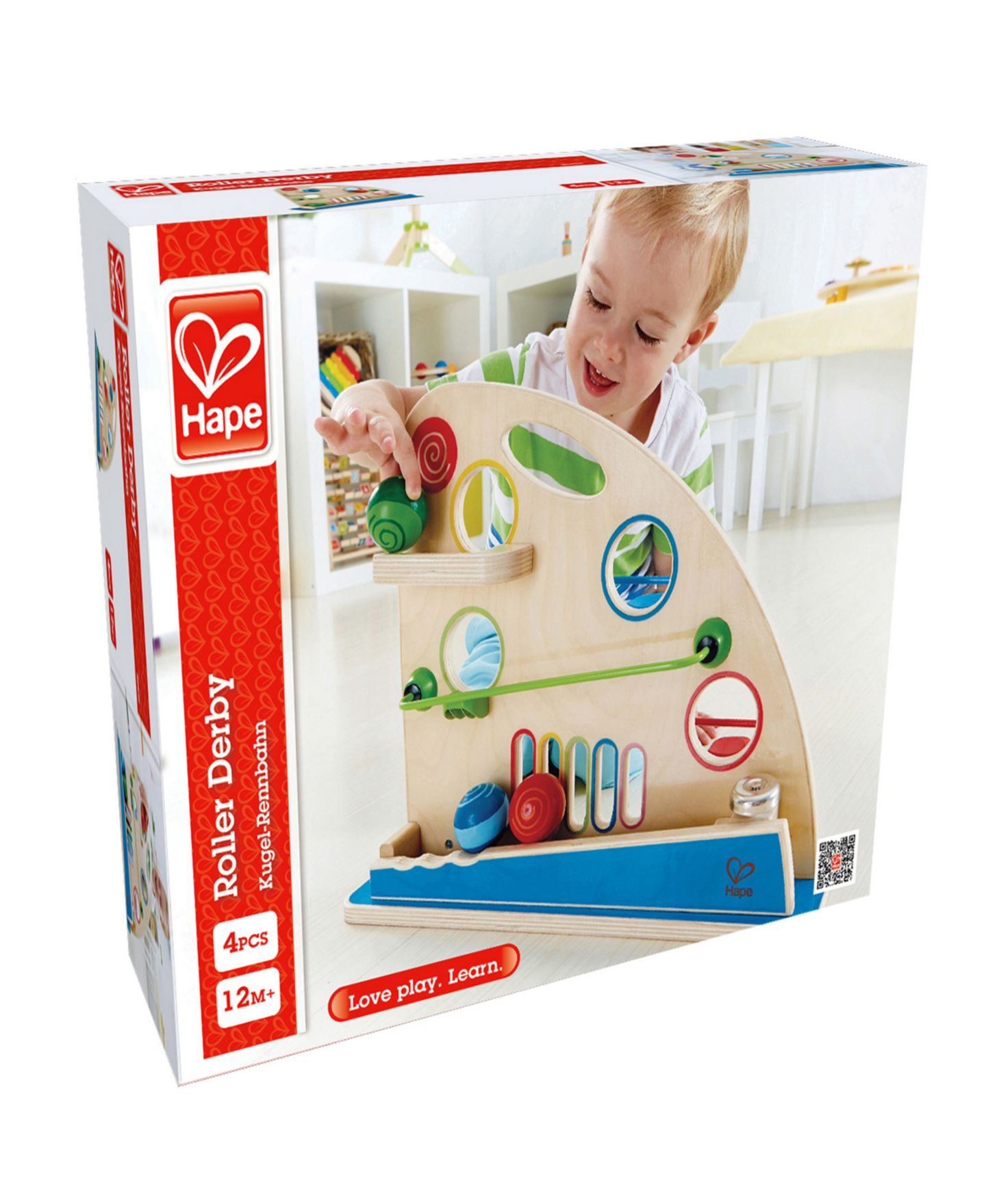 Детская игрушка Hape Totally Amazing Roller Derby Toddler Toy — фото 3