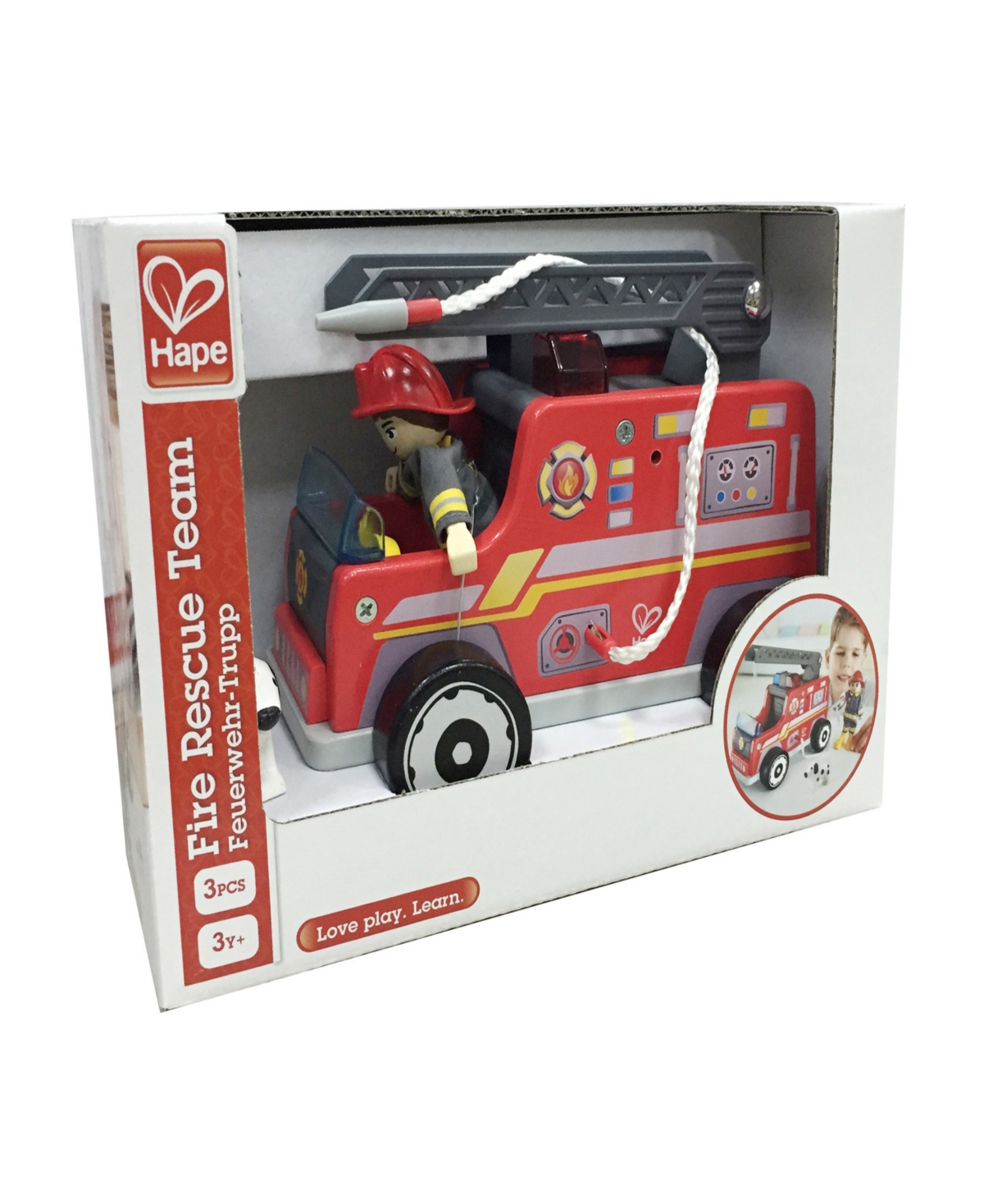 Shop Hape Fire Truck Playset In Multi
