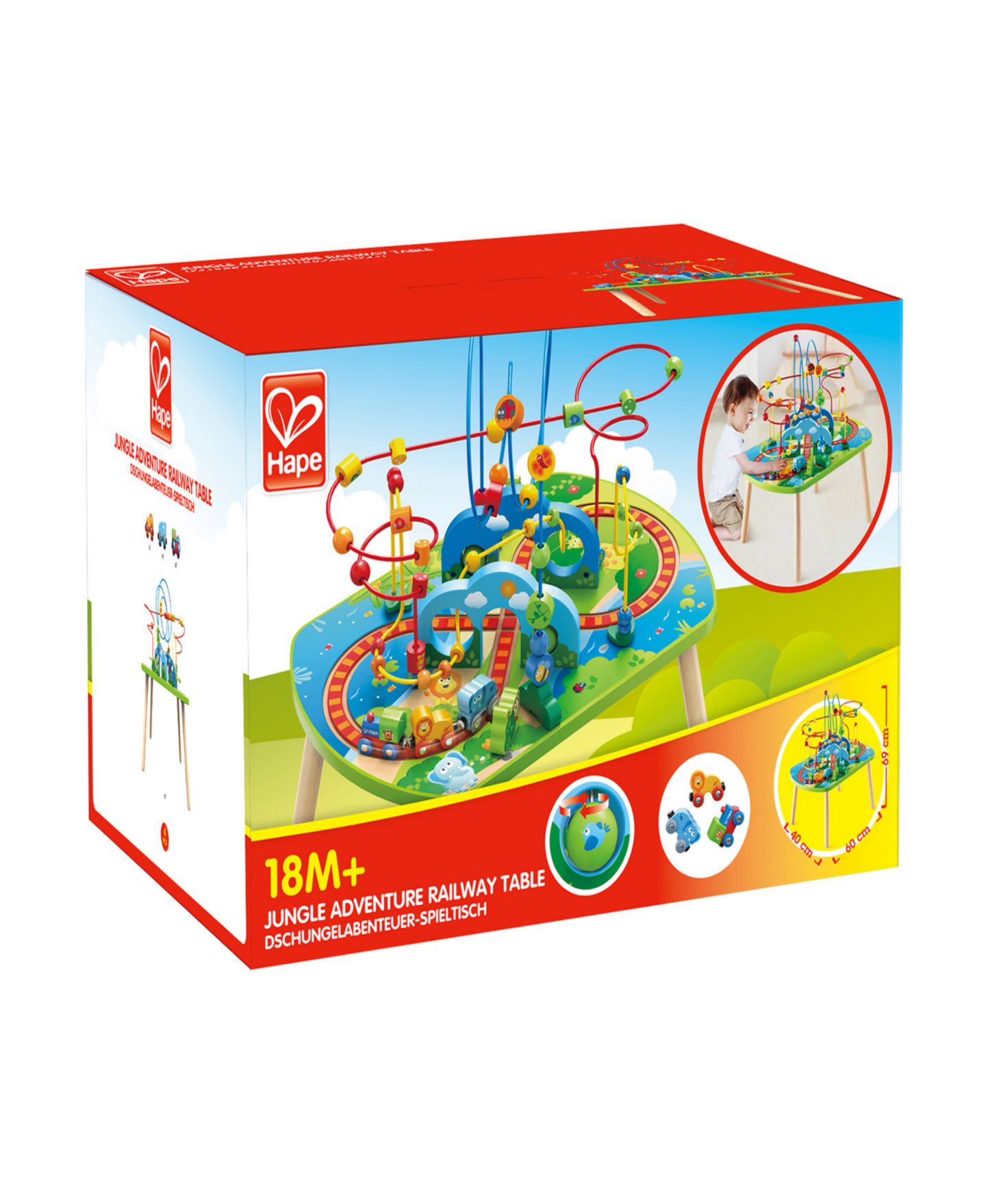 Детская игрушка Hape Jungle Adventure Railway Table — фото 2