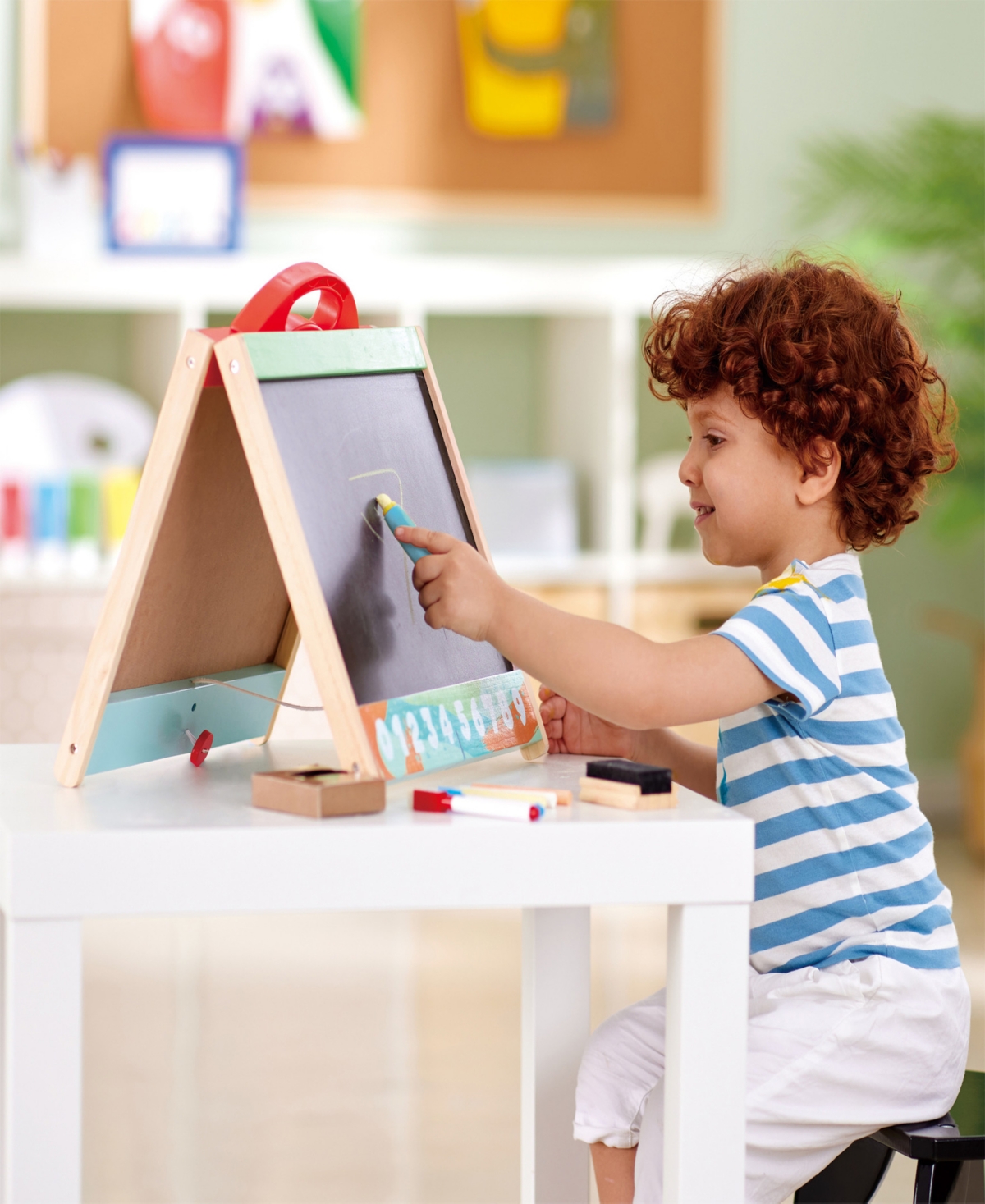 Shop Hape Double-sided Store Go Easel In Multi