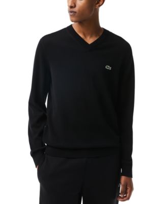 Men's Regular-Fit Solid V-Neck Sweater