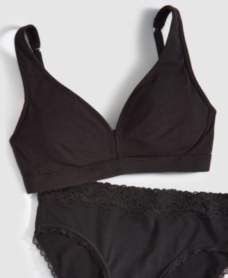 Women's Cotton Blend Bralette, Created for Macy's