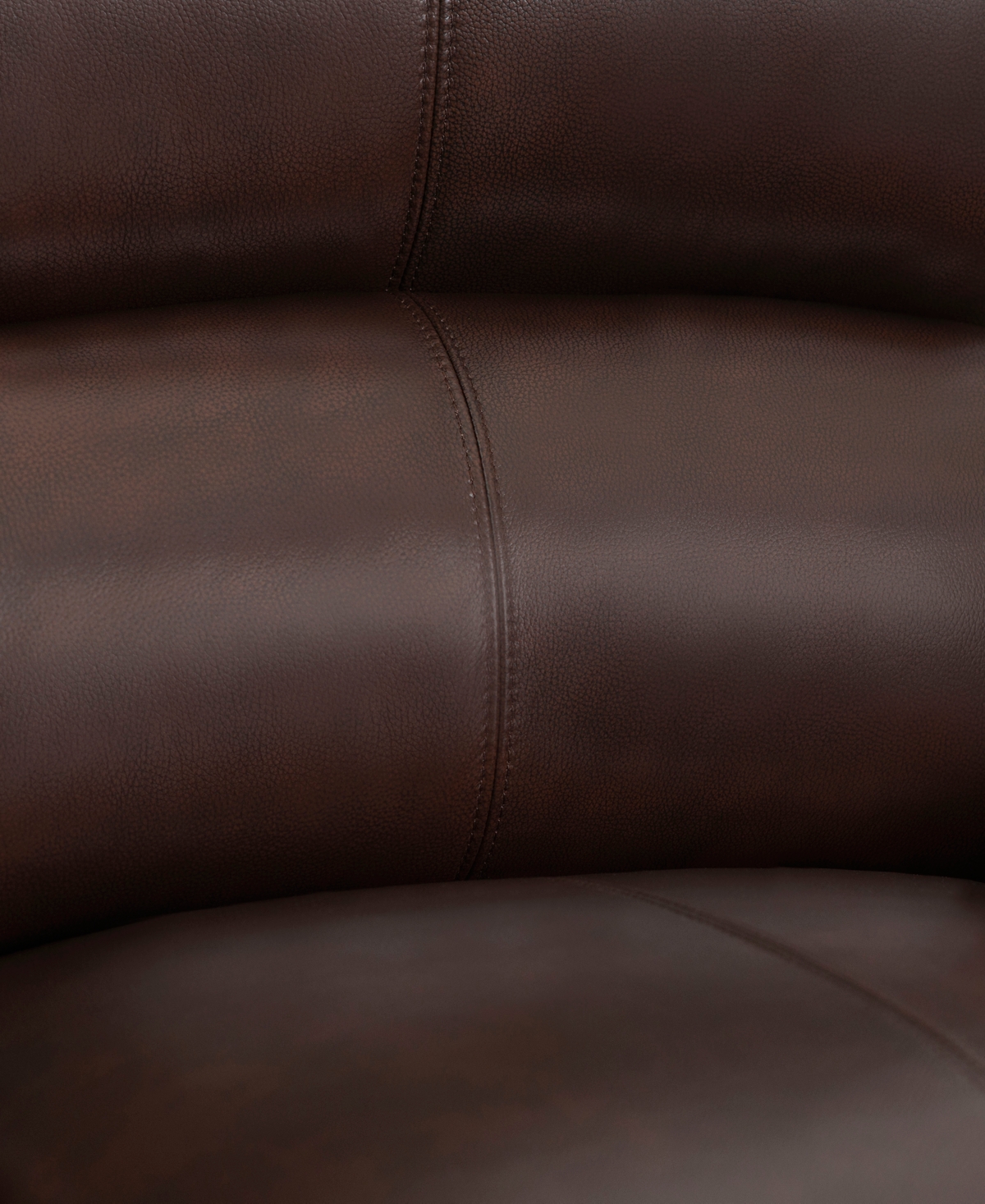 Shop Abbyson Living Arther 85" Leather Traditional Sofa In Brown