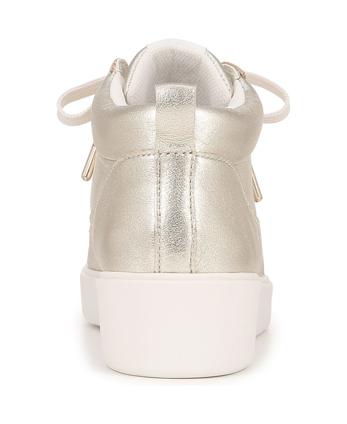 Size 10W Naturalizer Morrison-Mid Sneakers - Gold