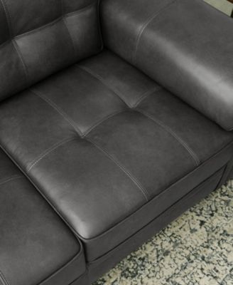 Harrison 43" Leather Traditional Chair