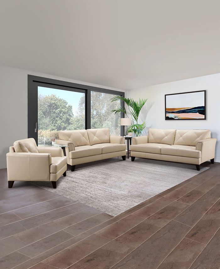 Abbyson Living Swinton 44" Leather Chair Macy's