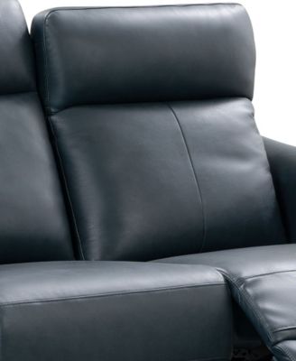 Tanya 62" Leather Power Reclining Loveseat with Power Headrest