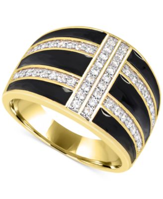 Women's 14K Gold Plated Ring in Sterling Silver