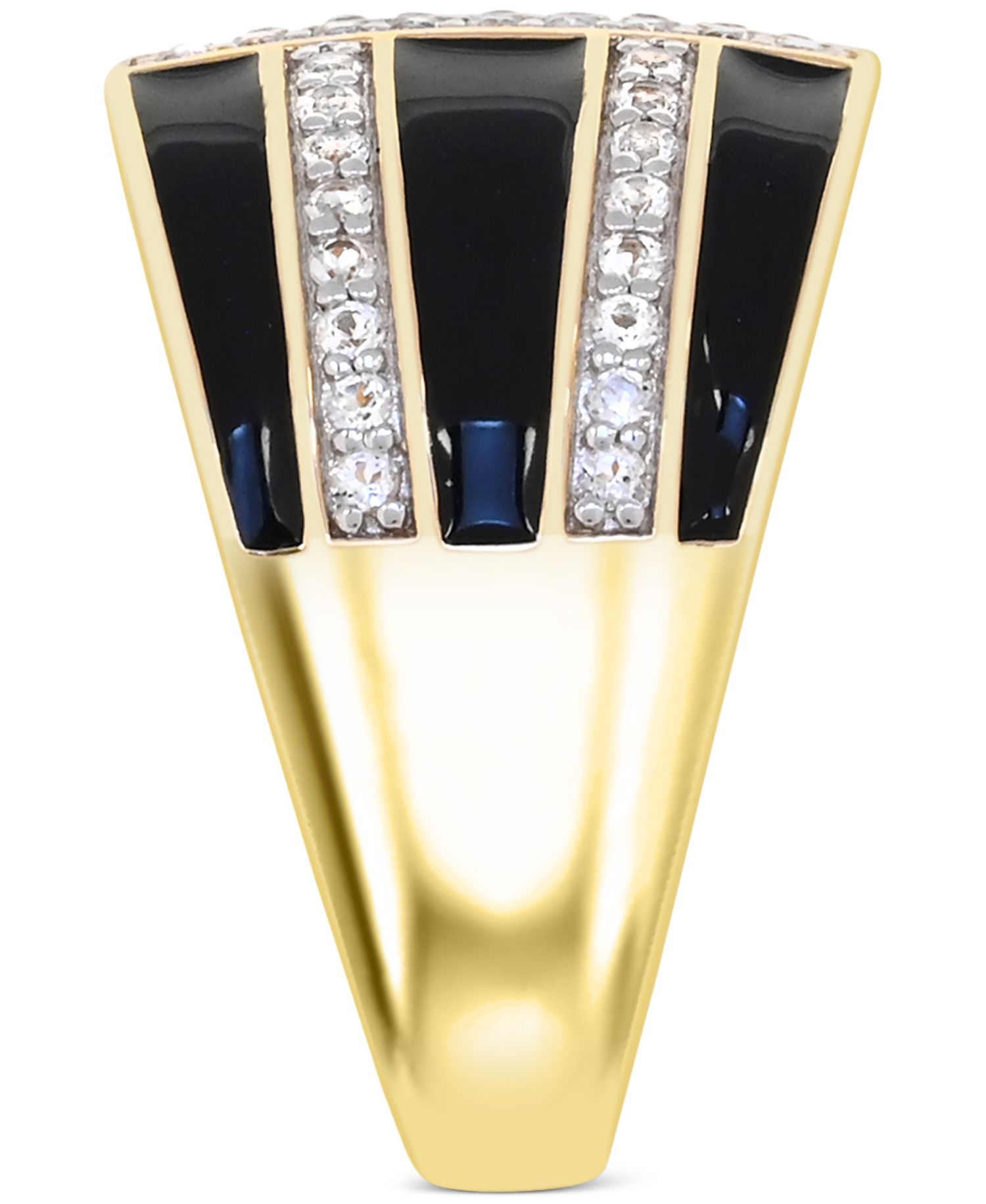 Women's 14K Gold Plated Ring in Sterling Silver