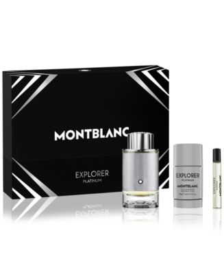 Montblanc Men's 3-Pc. Explorer Platinum Eau de Parfum Gift Set