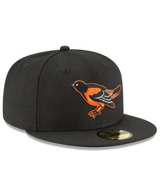 Men's Black Baltimore Orioles Cooperstown Collection Wool 59FIFTY Fitted Hat