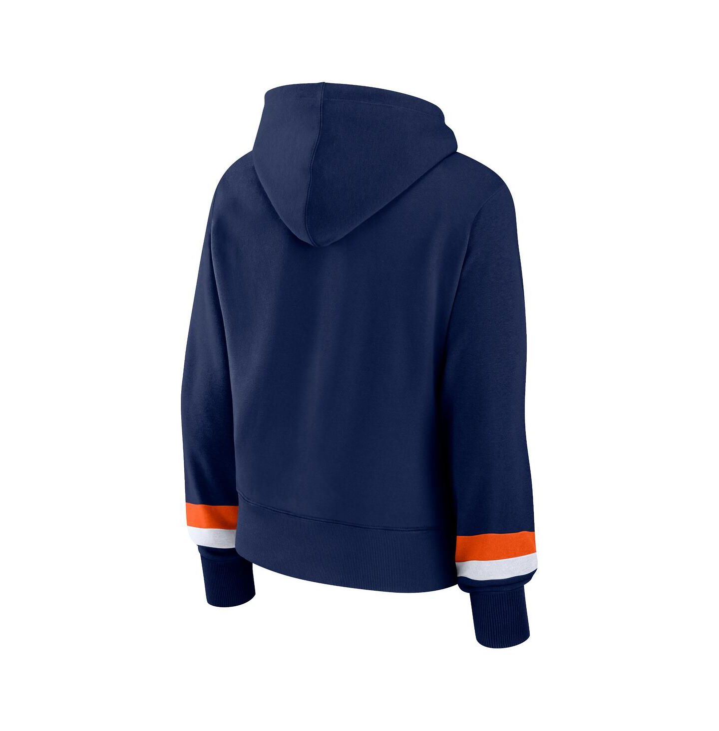 Женское худи Fanatics Navy Houston Astros Over Under Pullover — фото 2