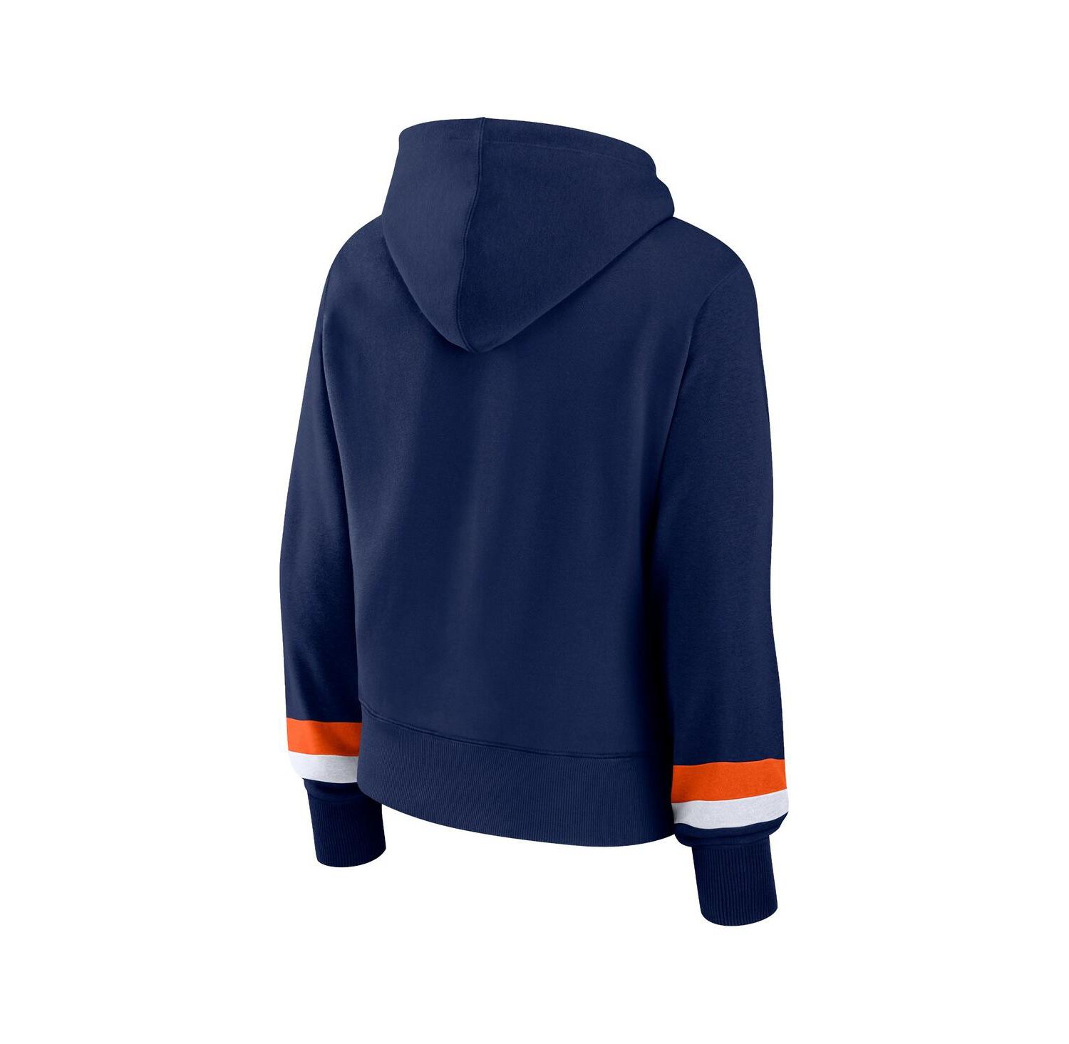 Women's Navy Houston Astros Over Under Pullover Hoodie