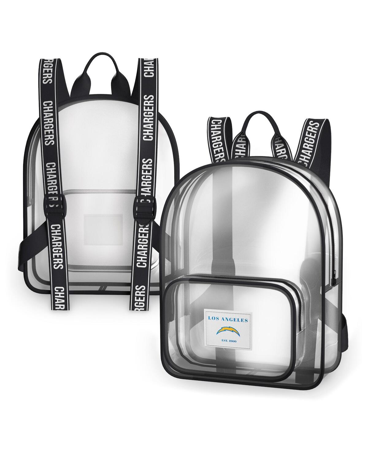 Men's and Women's Wear by Erin Andrews Los Angeles Chargers Clear Stadium Backpack - Clear