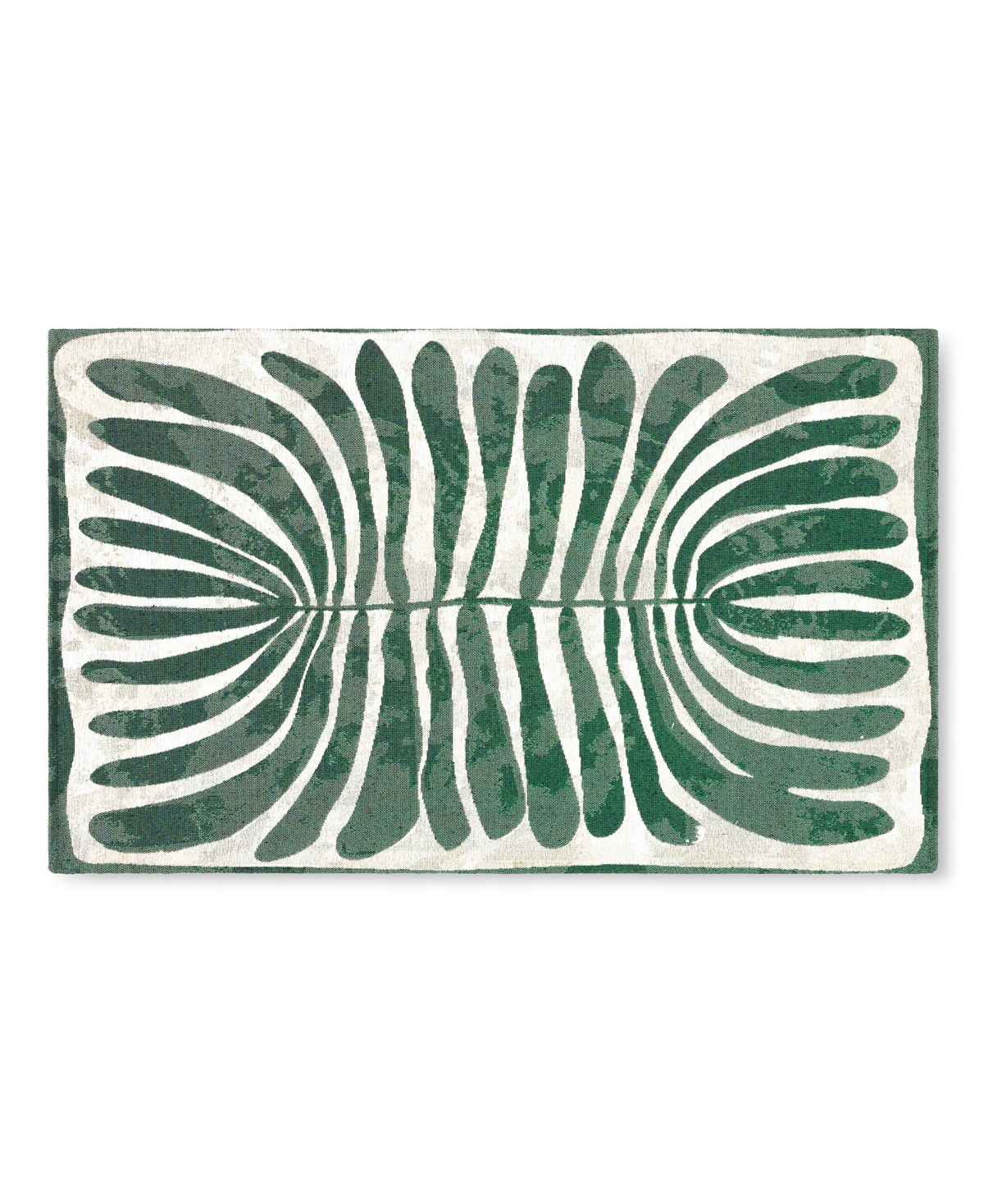 Town & Country Living Luxe Livie Everwash Kitchen Mat E006 2' X 3'4" Area Rug In Green