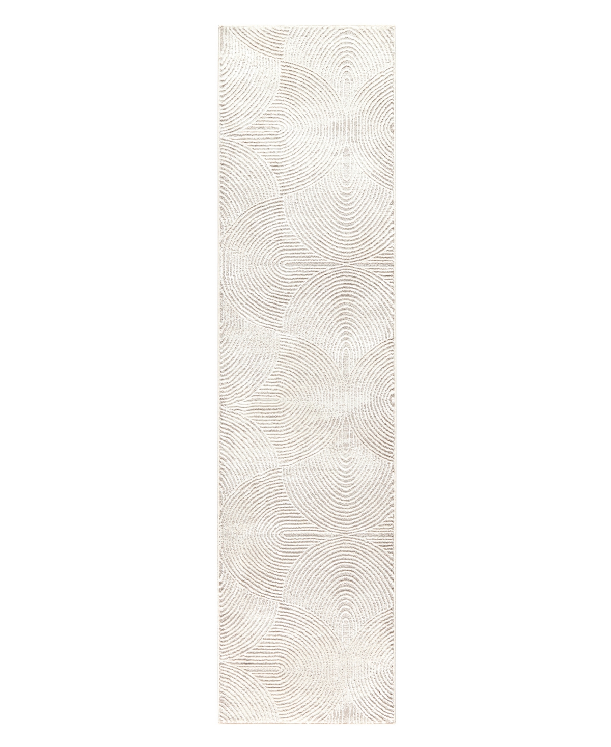 Town & Country Living Luxe Maya 9900 1'9" X 7'2" Runner Area Rug In Ivory