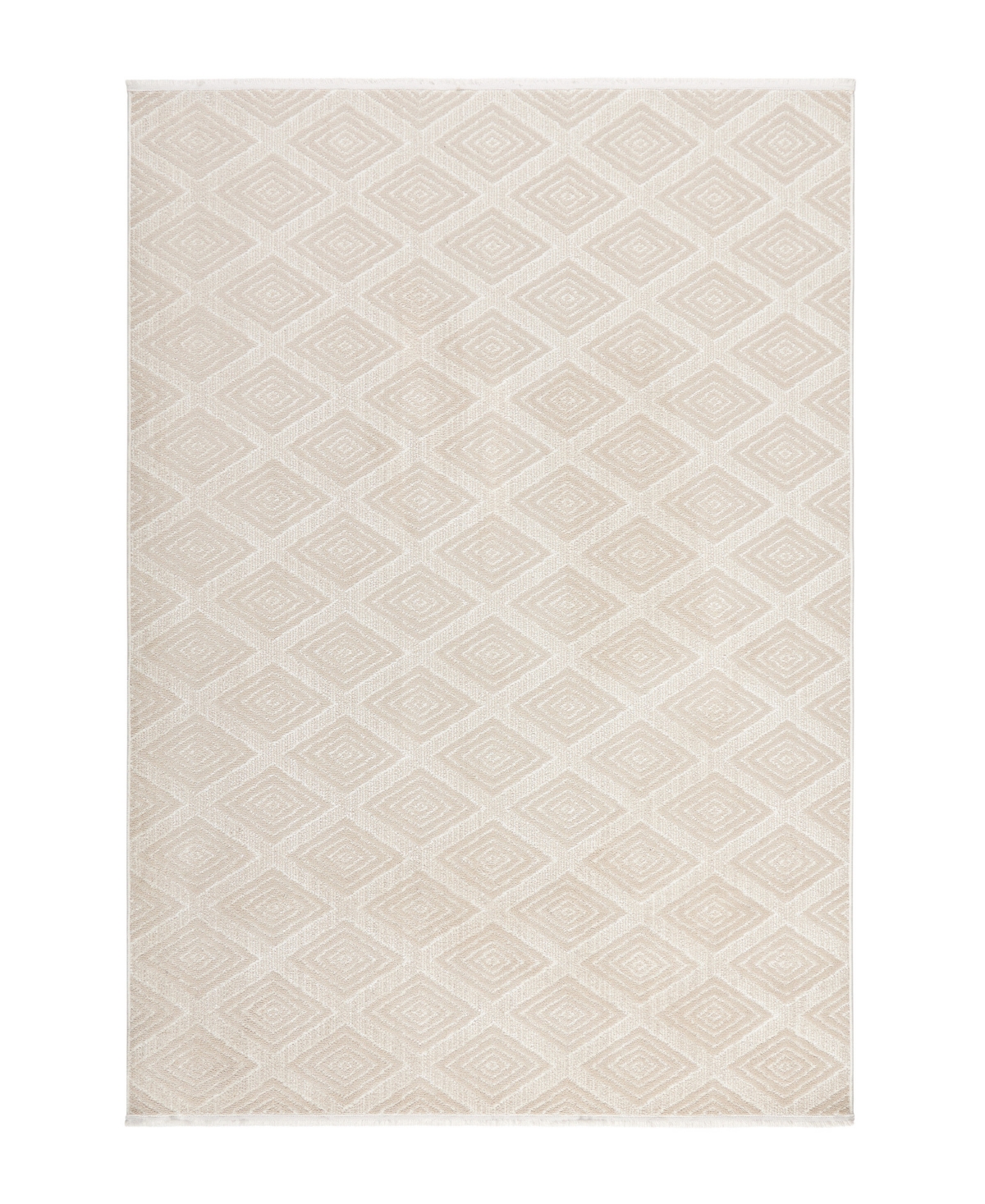 Town & Country Living Everyday Rein Everwash 87 6'6" X 9'6" Area Rug In Beige