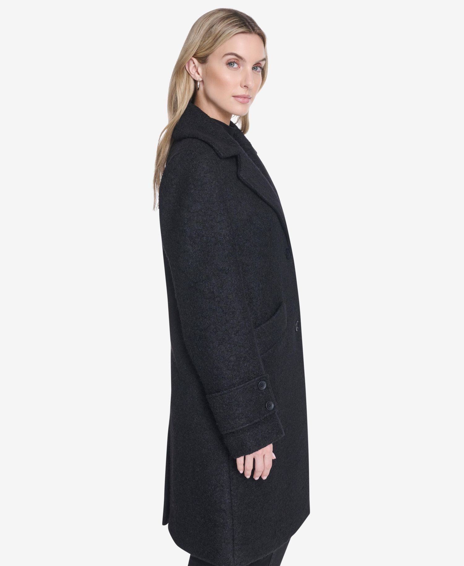 Women's Regine SB soft wool boucle coat