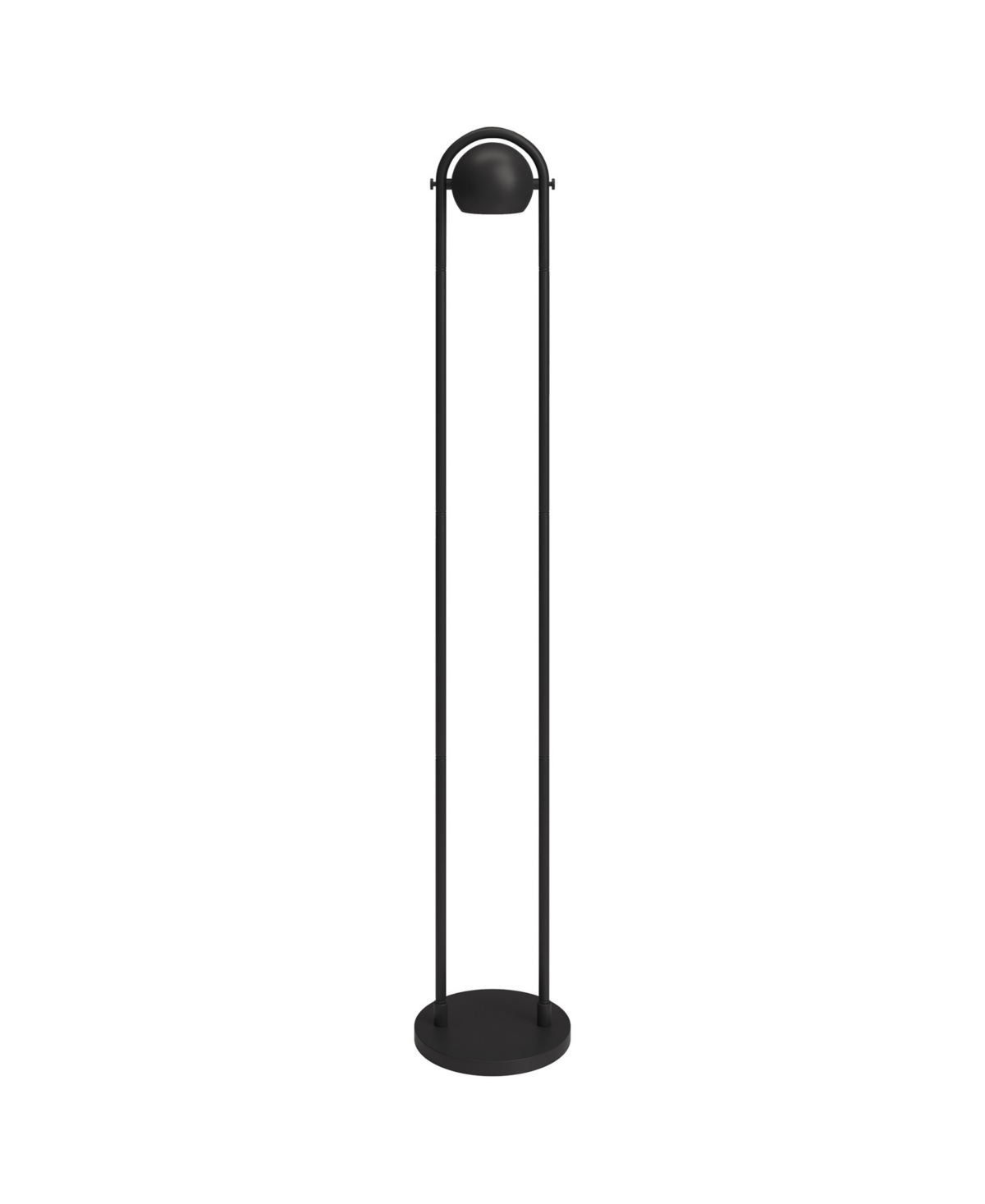 Shop Hudson & Canal Delgado 64" Tall Floor Lamp With Metal Shade In Blackened Bronze