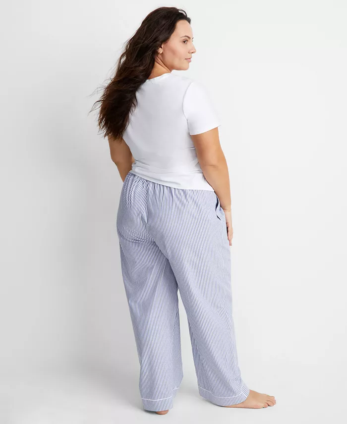Women's Cotton Blend Short-Sleeve Sleep Tee XS-3X - thumbnail 7