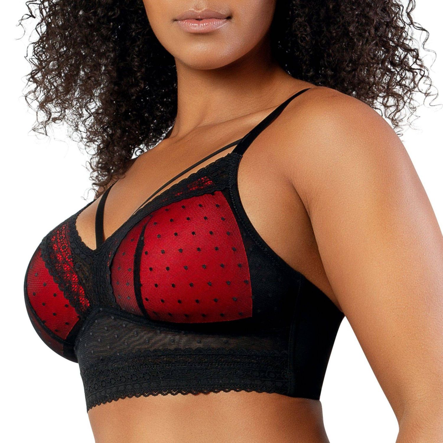 Plus Size Mia Dot Wire-Free Bralette