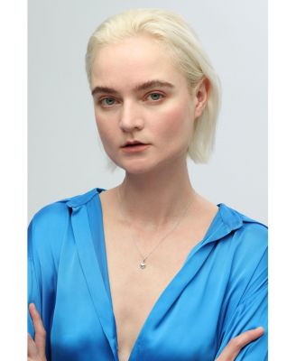 Dainty Sterling Silver Heart Pendant Necklace