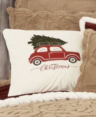 Christmas Car Decorative Pillow, 20" x 20"
