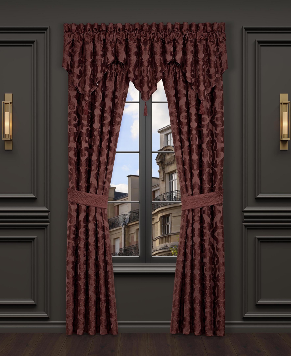 J Queen New York La Boheme 4-Pc. Window Panel Pair, 84