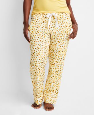 State of Day Women's Printed Poplin Pajama Pants XS-3X, Created