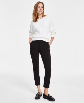 Women's TH Flex Straight-Leg Ankle Ponte Pants