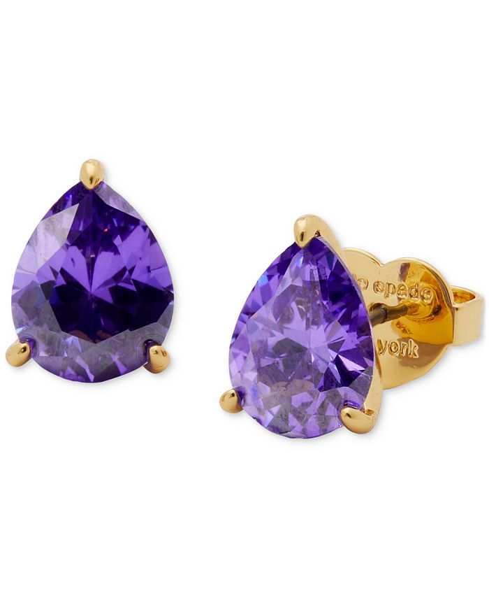 Kate spade clearance amethyst earrings