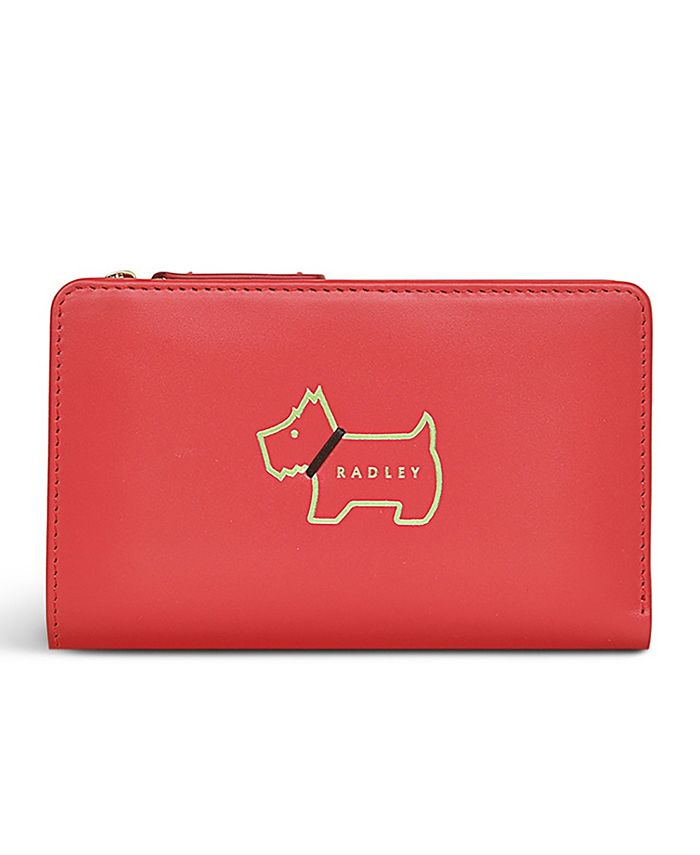 Radley London Heritage Dog Outline Leather Mini Bifold Wallet - Macy's