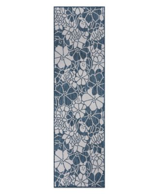 Main Street Rugs Bays Outdoor 115 2' x 7' Runner Area Rug - Macy's