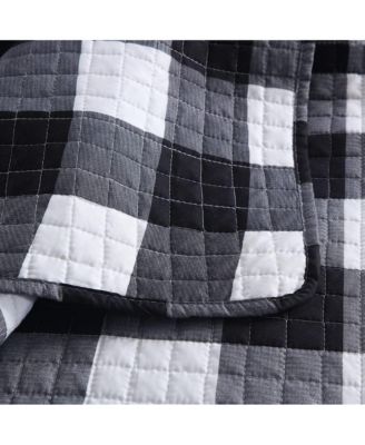 3 Piece Buffalo Quilt Bedspread Set Bedding Coverlet Set B020 - King