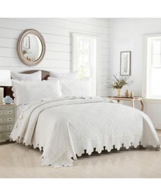 100% Cotton Oversized Bedspread Quilt Set TK - Queen