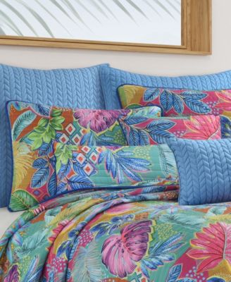 Hanalei Tropical 3-Pc Comforter Set, Full/Queen