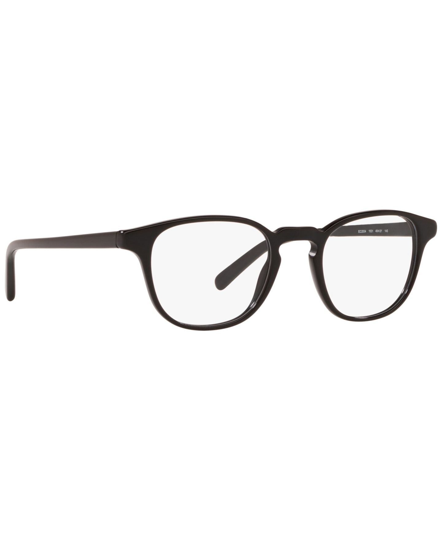 Мужские очки LensCrafters Man Panthos Plastic EC2004 Eyeglasses, цвет: Чёрный — фото 2