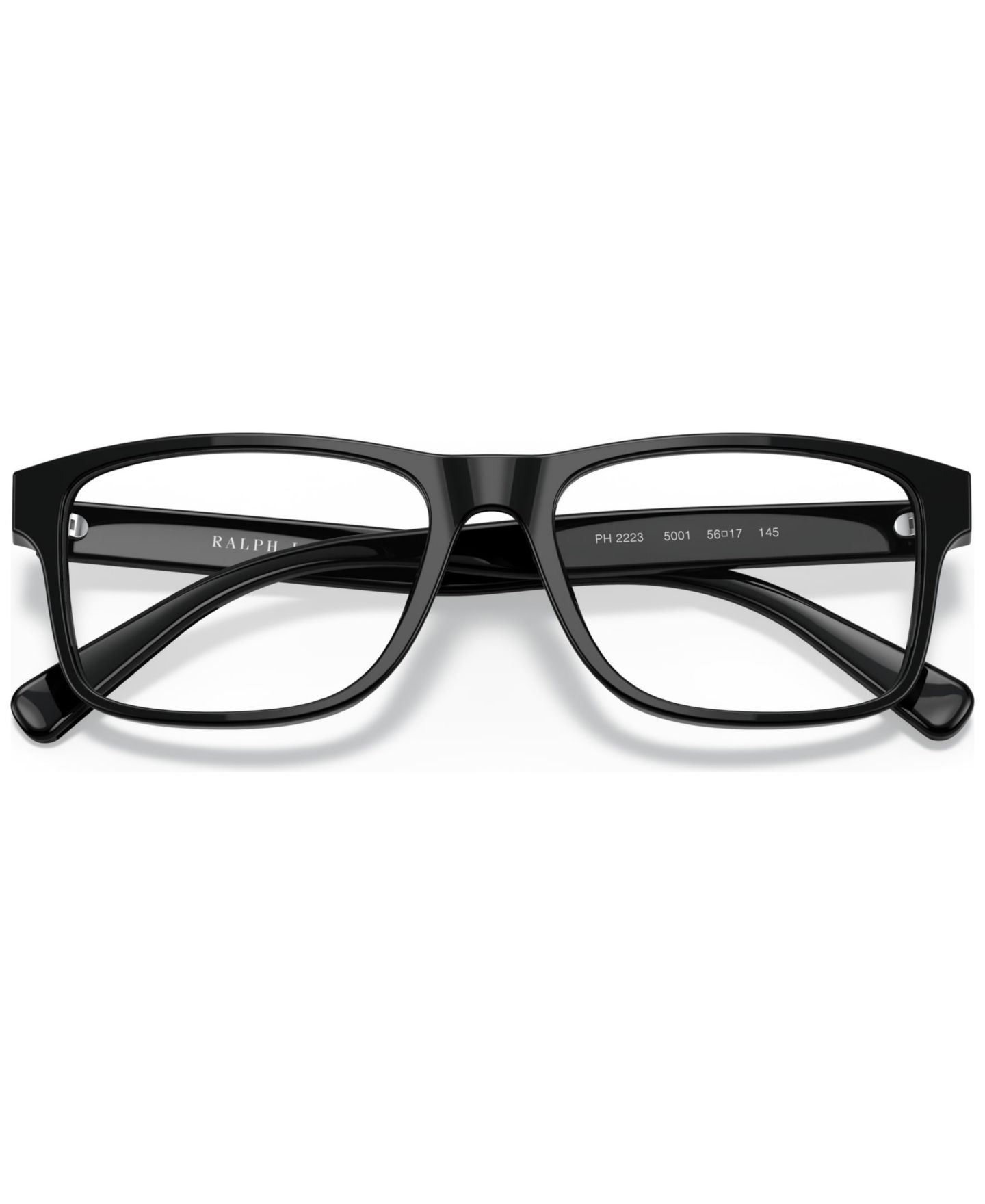 Мужские очки Polo Ralph Lauren Man Pillow Plastic PH2223 Eyeglasses, цвет: Чёрный — фото 5